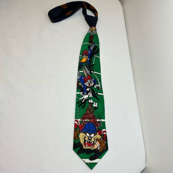 Loonie Tunes Mania Cartoon Character Tie. Vintage - Picture 2 of 5